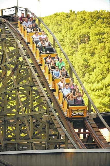 Roller Coaster DataBase  Knoebels amusement park, Roller coaster