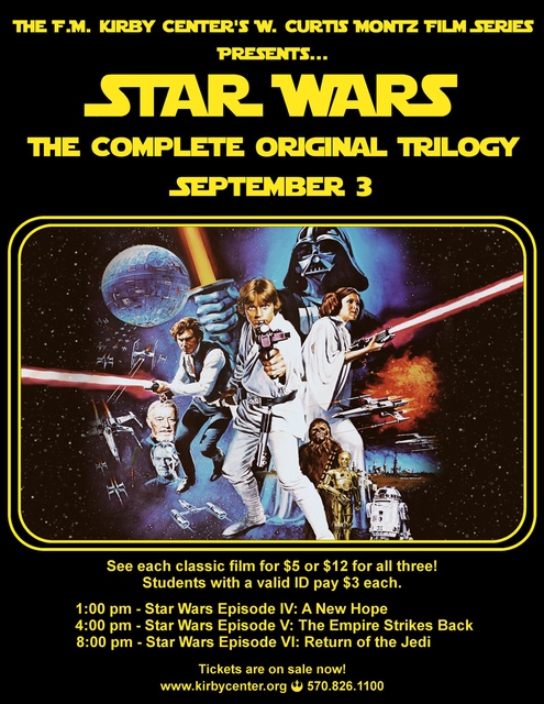 Episodes Iv V And Vi To Show At Star Wars Film Festival At F M
