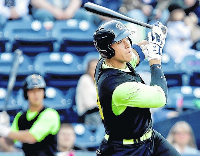 Photo by: NDZ/STAR MAX/IPx 2023 6/24/23 Aaron Judge 2016  Scranton/Wilkes-Barre RailRiders Game Worn Jersey on display as part of  'Sports Memorabilla Part II' auction at Sotheby's in New York City Stock  Photo 