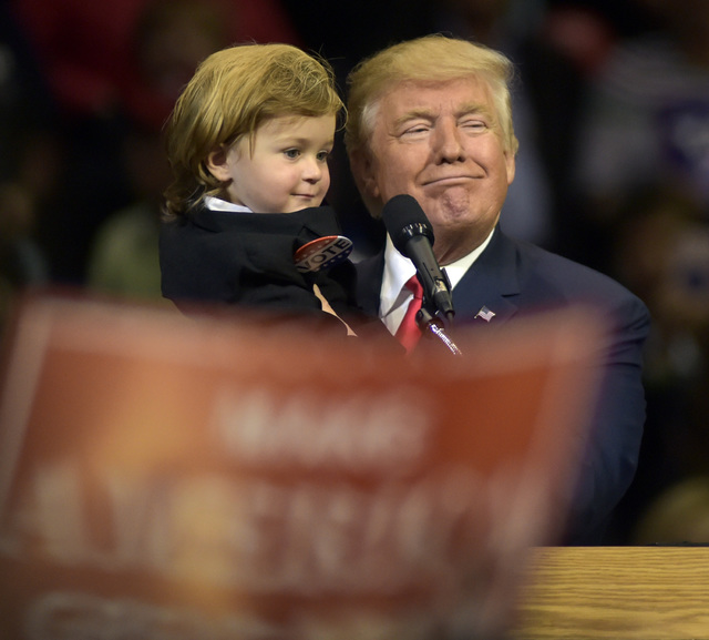 Baby Trump Steals The Show At Rally Times Leader
