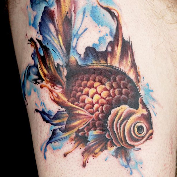 Japanese Tattoo On Left Sleeve by Chris Nunez