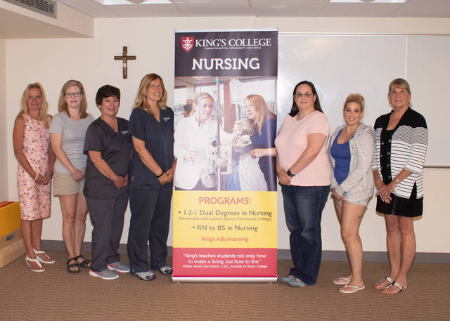 Nurses begin studies in inaugural RN-to-BS program at King ...