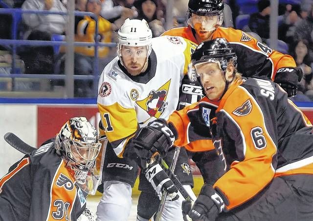 HAGGERTY HAT TRICK LEADS PENGUINS OVER PHANTOMS