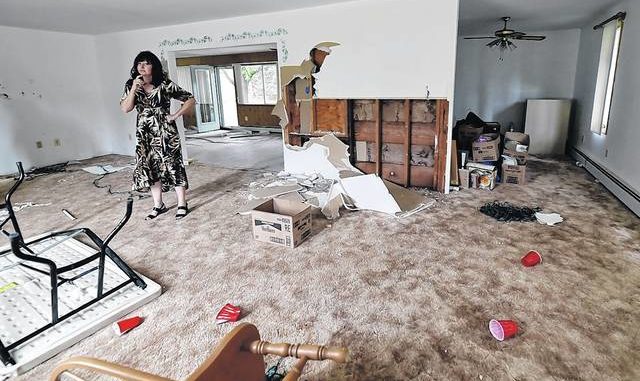 Partygoers Trash Vacant Mountain Top House Damage Childhood