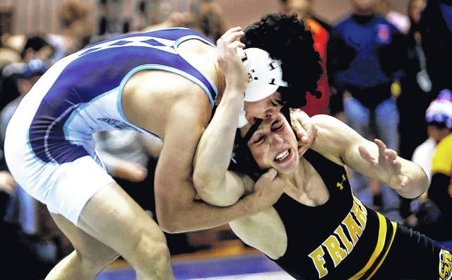 
			
				                                Wyoming Seminary’s Beau Bartlett (top) will go for his fourth individual national championship this weekend as he looks to lead the Blue Knights to a team title.
                                 Fred Adams file photo | For Times Leader

			
		