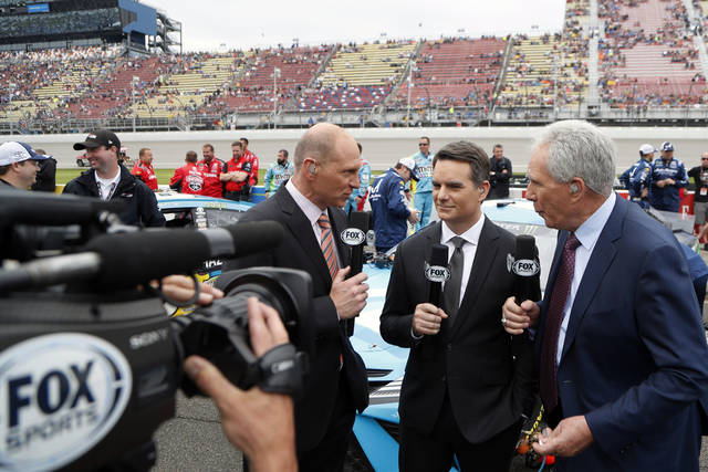 <p>Fox will carry the broadcast of Sunday’s Cup Series race, but the two-man broadcast team will not travel to Darlington and instead call the race from a studio in Charlotte.</p> <p>Carlos Osorio | AP file photo</p>