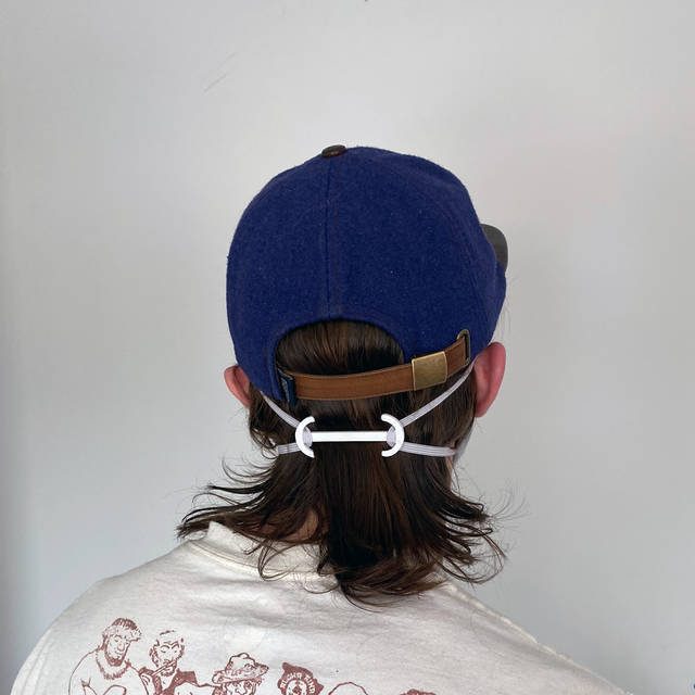 <p>This photo, supplied by Kraken Boardsports, shows the mask clip in question securing a mask to the wearer’s head.</p>