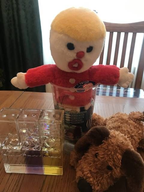 
			
				                                Mr. Bill, his dog OhNo, and a thing from Bill O’Boyle’s desk are seen here.
 
			
		