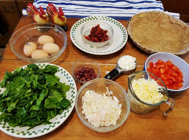 Fresh eggs, many veggies go into ‘amazing’ Mediterranean quiche