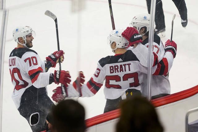 Jesper Bratt's great play earns him Devils' Player of the Week