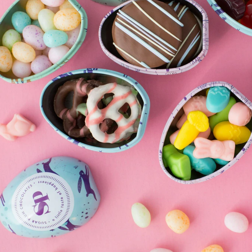 Sugar Plum Gourmet Easter Egg Hunt Set 6 Piece Candy Assortment Times Leader