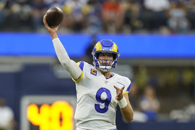 Former Detroit Lions QB Stafford leads LA Rams past Chicago Bears