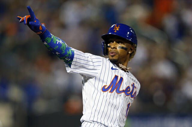 Lindor's 3rd homer lifts Mets whistling past Yanks 8-7 - NBC Sports