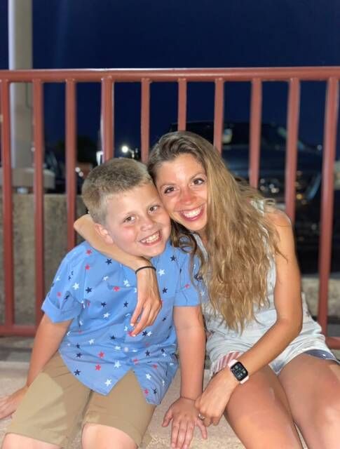 Rebecca Wychock with her son, Karson, 8, taken on July 4.
                                 Submitted photo