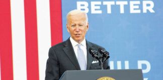 
			
				                                President Joe Biden speaks outside the Electric City Trolley Museum in Scranton on Wednesday afternoon.
                                 Patrick Kernan | Times Leader

			
		