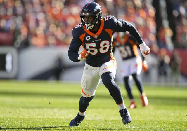 Von Miller leaves snowy Denver behind for Rams, sunshine