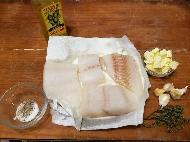 Butter Basted Fish with Garlic and Thyme – Leite's Culinaria