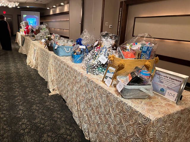 <p>Many of the prizes were donated from local organizations such as the Greater Wyoming Valley Chamber of Commerce, Gertrude Hawk, The Haberdashery, Coal Creative, Rainbow Jewelers, the FM Kirby Center and a litany of others. You can find a full list on the WVCA Facebook page.</p>
                                 <p>Ryan Evans | Times Leader</p>