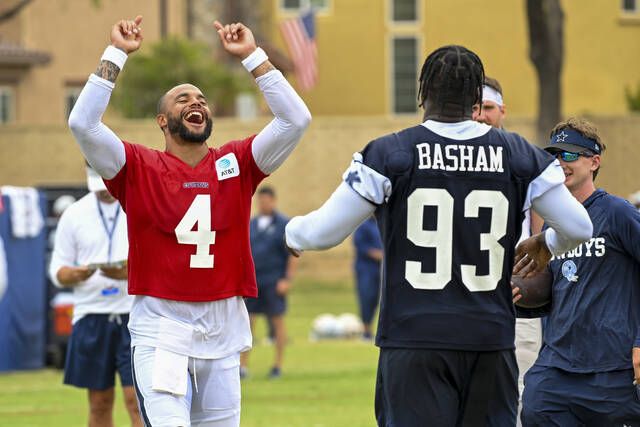 Cowboys training camp photos: QB Dak Prescott celebrates his 29th birthday  with the fans