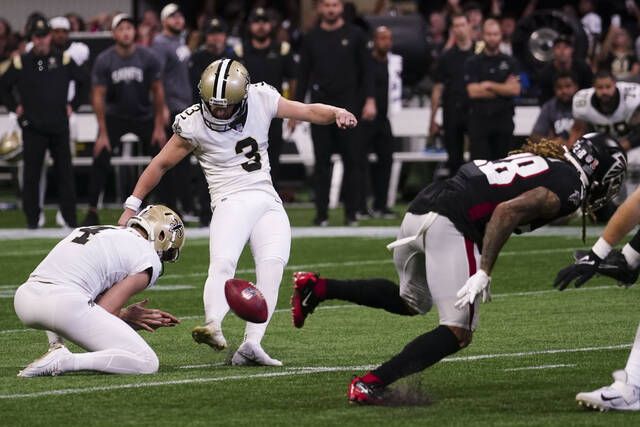 Saints pull off improbable comeback to beat Falcons 27-26