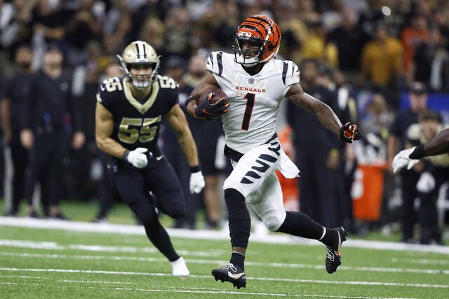 Burrow leads Bengals to 30-26 victory against Saints