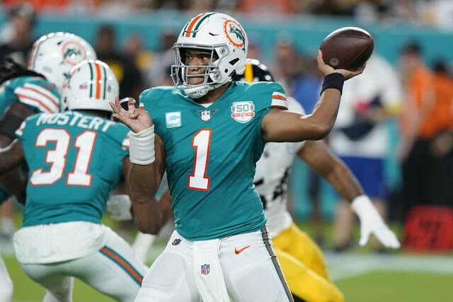 Tua, Dolphins beat Steelers despite failing to score in 2nd half 