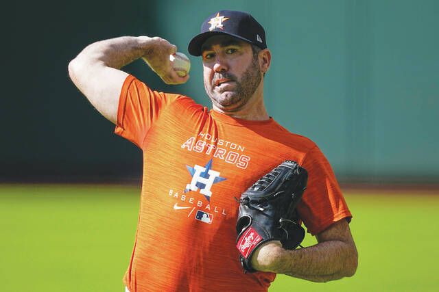 Justin Verlander and Kate Upton discuss 2022 World Series 