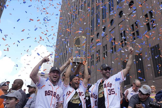 Fans celebrate Houston Astros' World Series win with parade