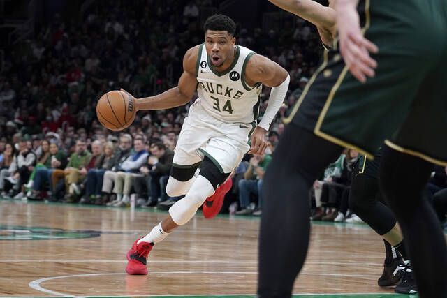 Tatum has 41, Celtics push back on Giannis, Bucks | Times Leader