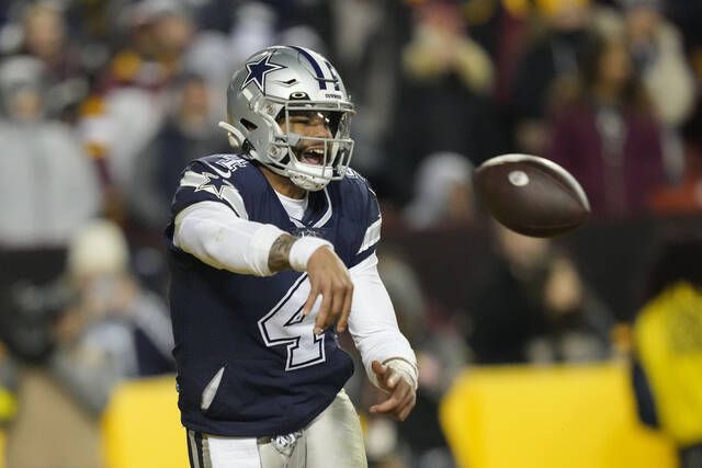 Prescott, Cowboys fall flat in Week 18 loss to Commanders