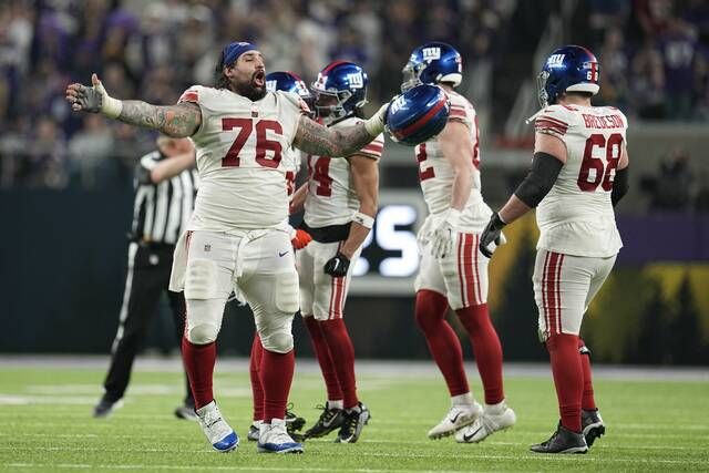 Giants outlast Vikings 31-24; advance to play Eagles – Times News Online