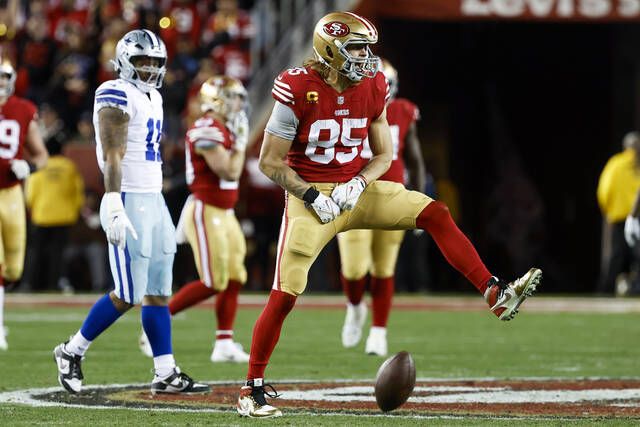 49ers Signature Play: Bootleg Pass to George Kittle