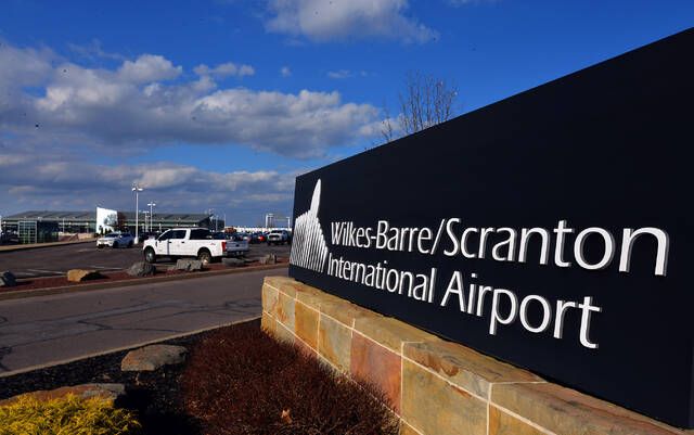 Wilkes-Barre/Scranton International Airport officials say passenger boardings continued to grow in 2022, seeing an increase of 23.9% over 2021.
                                 Times Leader file photo