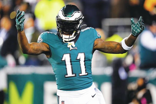 Eagles wide receiver A.J. Brown at peace with career following Titans trade