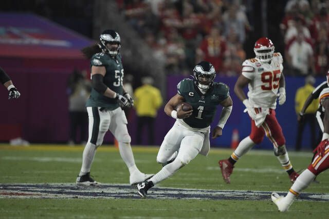 Eagle QB Jalen Hurts' brilliant Super Bowl effort falls short