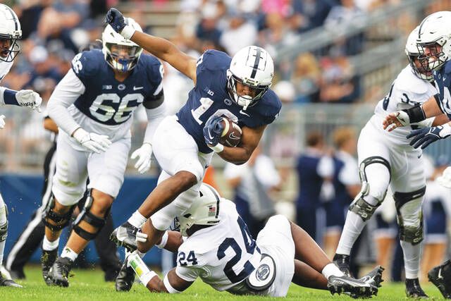 Wyoming Area's Dominic DeLuca honored with Penn State's No. 0 jersey