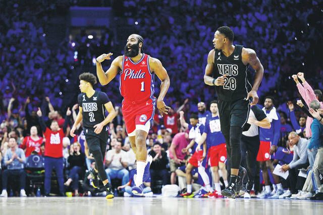 Harden scores 23 as 76ers cruise past Nets 121-101 in Game 1