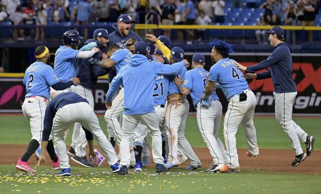 Cole wastes 6-run lead, Rays beat Yanks 8-7 in 10 innings - The