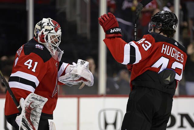 Devils answer in Game 3, rout Hurricanes 8-4, deficit now 2-1 - NBC Sports