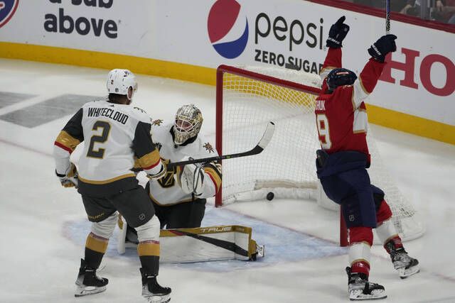 Panthers riding momentum, look to even series with Golden Knights