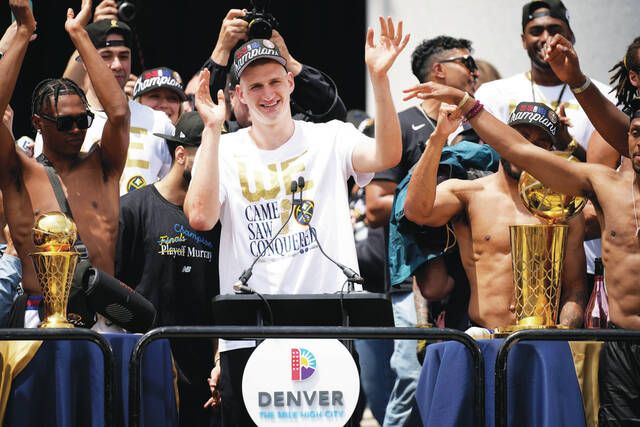 Nuggets celebrate their 1st NBA title with parade through the