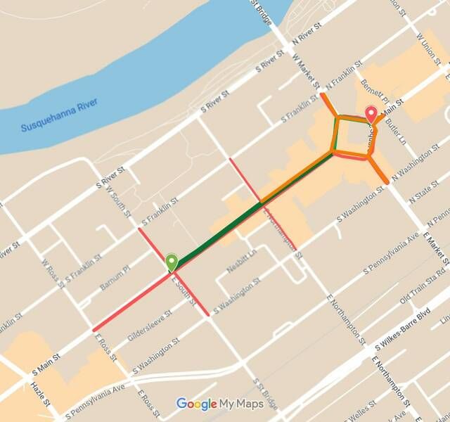 WilkesBarre City alerts visitors to Sunday PrideFest road closures