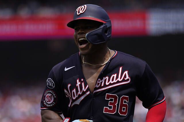 Garrett hits grand slam and Candelario homers in Nationals' 5-4 win over  Phillies - The San Diego Union-Tribune