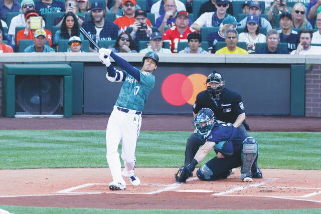 Shohei Ohtani American League 2023 MLB All Star Game Teal Jersey