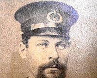 
			
				                                Edward Reibsamen, a Wilkes-Barre policeman, was killed in Poke Hollow, Luzerne Borough, on April 29, 1875.
 
			
		