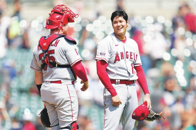 Angels say they won't trade Shohei Ohtani. He celebrates with a 1