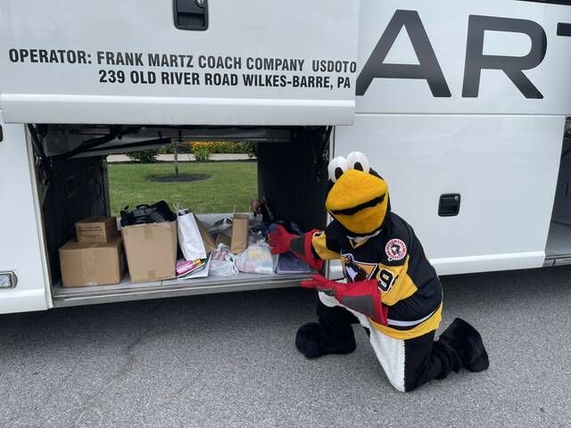 Tux is checking out the - Wilkes-Barre/Scranton Penguins