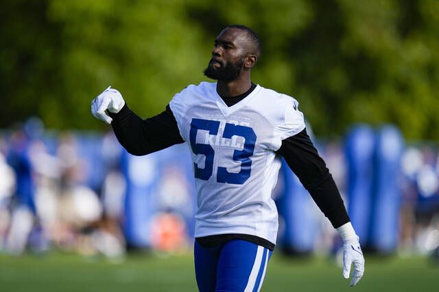 Photos of Indianapolis Colts NFL training camp day two in Westfield