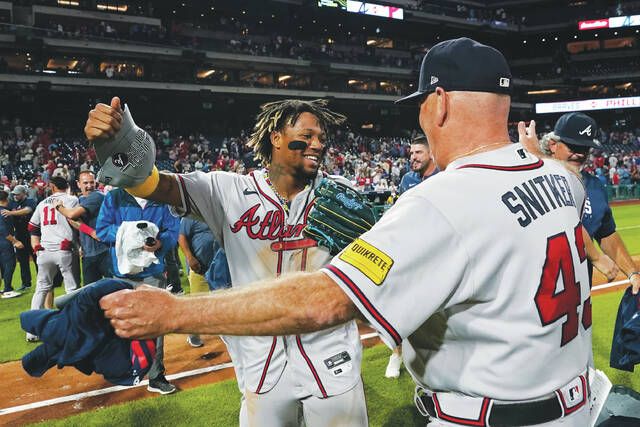 Braves clinch 2023 NL East title, beat Phillies 4-1