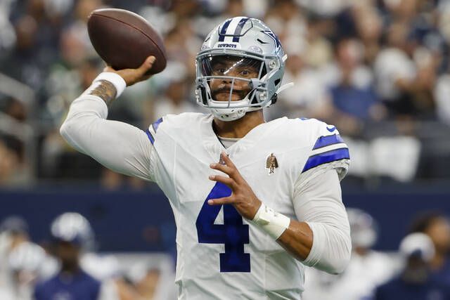 Prescott has 2 TDs, Wilson 3 picks in 1st start after Rodgers injury as  Cowboys beat Jets 30-10 – NewsNation